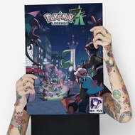 Pokemon Legends Z A A3 A4 Glossy Coated Poster Games Wall Decor Posters