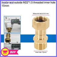<GLGZ>  1Pc Copper Swivel Fitting Pressure Washers - M22 15mm swivel joint accessories