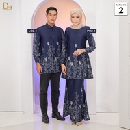 Desa Murni Batik - Baju Sedondon Kurung Batik Alana & Kemeja Batik DM 8.0 (Satin Valentino) - Katalo