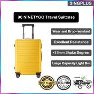 【SG LOCAL SELLER】90 NINETYGO Carry-on Luggage 20 inch Seven-bar PC Suitcase Spinner Lightweight Hard