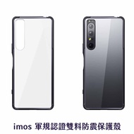 imos SONY Xperia 1v Military Certification Double Material Shockproof Protective Case (Black)