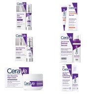 Cerave Skin Renewing Series Day cream Vitamin C Gel oil  Retinol Serum  Night cream Nightly exfoliating treatment