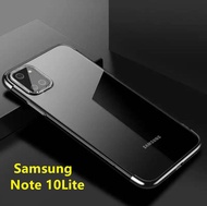 [ส่งจากไทย] Case Samsung galaxy Note 10Lite เคสโทรศัพท์ ซัมซุง เคส Samsung Note 10 Lite เคสนิ่ม TPU เคสใสขอบสี สินค้ามาใหม่ รุ่นใหม่ samsung note 10lite lite case สีดำ สีแดง สีนำเงิน เคสสวยและบาง