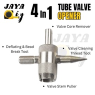 [4in1] CAR /MOTORCYCLE vehicle TUBE OPENER TUBE VALVE OPENER PEMBUKA KEPALA TUBE TUBELESS TAYAR jaya