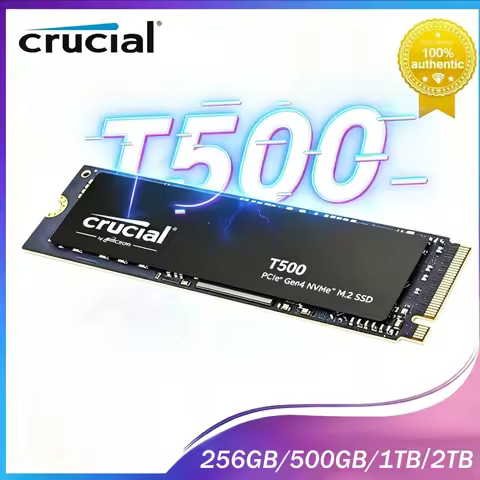 Crucial T500 1TB PCIe Gen4 NVMe M.2 SSD 7300MB/s High Speed Gaming Drive,Fit PS5 Laptop PC,OEM Origi