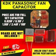 Panasonic KDK Ceiling Fan Condenser Capacitor Kipas Siling Kapasitor ( 0.82uf / 0.1uf / 1.8uf / 2.4u