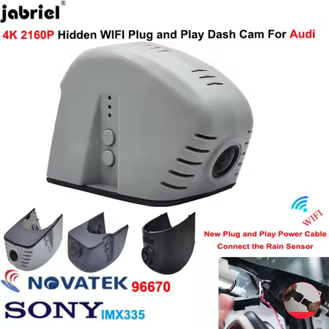 4K 2160P New Wifi Car Dvr Dashcam Camera for audi a1 a3 a4 a5 a6 a7 a8 q3 q5 q7 rs3 rs4 rs5 rs7 tt b