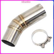 Slip on for  959 Panigale 60mm Motorcycle Exhaust Middle Link Pipe Escape Stainless Steel Muffler