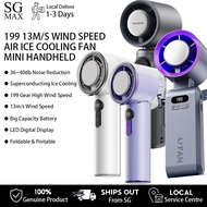 Y27 199 Gears Handheld Fan mini Cool Fan SS026 Portable Turbo Fans Hand Held Fan High Speed Air Cool