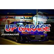 JDM Up Garage Sticker Waterproof