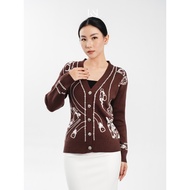 KUKAI | Ardent Cardigan - Women's Classy Knit Cardigan - Elegant Patterned Women's Cardigan