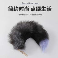 Real Fox Fur Tail Pendant cospy Jewelry Props Fox Tail Accessories Pendant
