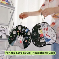 【Fast Shipment】For JBL LIVE 500BT Headphone Case Cartoon Cute Minnie Headset Earpads Storage Bag Casing Box
