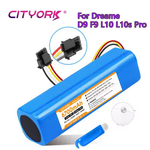 14.4V 6700mAh Battery For Dreame L10 L10s D10 D10s Ultra/ Pro / Plus D9 F9 Z10 W10 Pro/Max Pluss S10