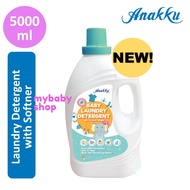 Anakku Laundry Detergent With Softener (2000ml / 5000ml Bottle) / Laundry Detergent Refill Pack / Ch