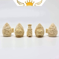 Mata Puteh Bird Cage Bowl - Dragon Design