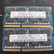 Hynix 2GB (2x1GB) 1Rx8 PC3-8500S Laptop MEMORY RAM HMT112S6TFR8C-G7 

