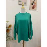 Cotton Batwing Sweatshirt
