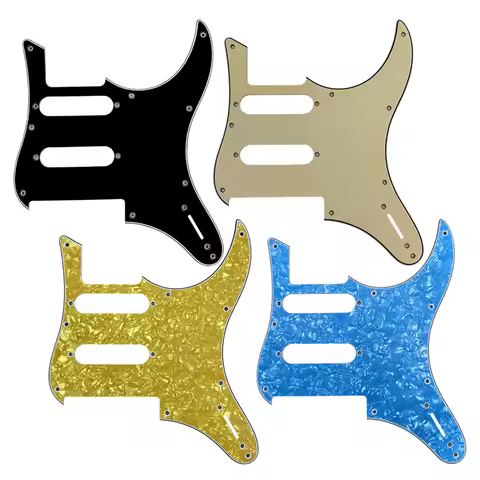 Pleroo Custom Guitar Parts - For MIJ Japan YAMAHA PACIFICA 112V Electric Guitar Pickguard Scratch Pl