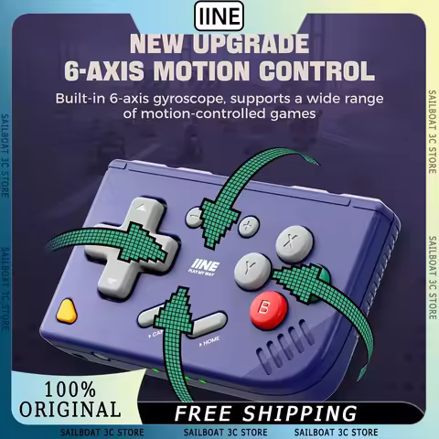 IINE Mini Retro Ananke Gen 2 Gaming Controller for Switch2 / Android / iOS / PC Steam / Simulation G