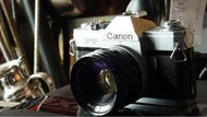 骨董名機/老鏡Canon fd canon+canon R  50mm f1.8大光圈名鏡