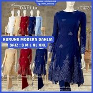 Baju Kurung Modern Dahlia Baju Muslimah Kurung Lace Wedding Dress Baju Bridesmaid Baju Raya 2022 Baj