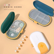 HH-555 Pill Box There Is A Cutter Portable Box. Good Quality Materials The Cover Definitely Close.