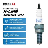 Brisk X-Line AOR10-X9 Motorcycle Spark Plug Promo Discount