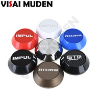 4PCS 65MM/60MM Rim Cap NISSAN Z GTR NISMO IMPUL Sticker Wheel Cover Caps Sport Rim Hub Cap Silver & 