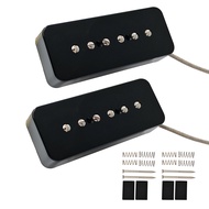 Phrilam ProP90-BLA สูง Alnico5 P90 Soapbar SINGLE COIL Pickup สําหรับ Les Paul LP SG คอกีตาร์ไฟฟ้าสะ