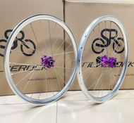 SILVEROCK TL-21 18in 355 20in 406 Alloy Wheels Disc Brake Fat Gravel Tubeless Ready for Folding Bike