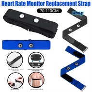 WOAY Heart Rate Monitor Strap, Elastic Soft Replacement Strap, Solid Color Adjustable Chest Strap fo