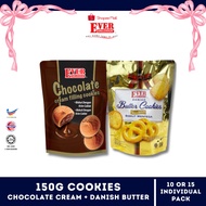 [2 PACK] 150g Ever Delicious Special Combo l Danish Butter Cookies + Chocolate Cream Filling Cookies