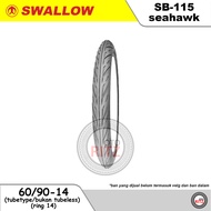 Ban Motor Swallow 60/90-14 Ring 14 Sea Hawk SB-115 Ban Baru - Bukan Tubeless