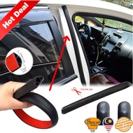 Car Door Pillar Door Seal Rubber Strip Self Adhesive Soundproof Sound Proof Car Door Gap Filler