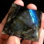 【Worth-Buy】 Natural Labradorite Quartz Crystal Pyramid Healing