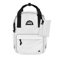 Grinstant混搭可拆組式13吋後背包 - 黑白系列 (白色)