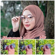 2IN1 KACAMATA LENSA PHOTOCROMIC 9691 VINTAGE FASHION STYLWE FRAME TITA