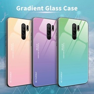 Gradient Glass Case Xiaomi Redmi 9 Redmi9 XiaomiRedmi9 Casing HP