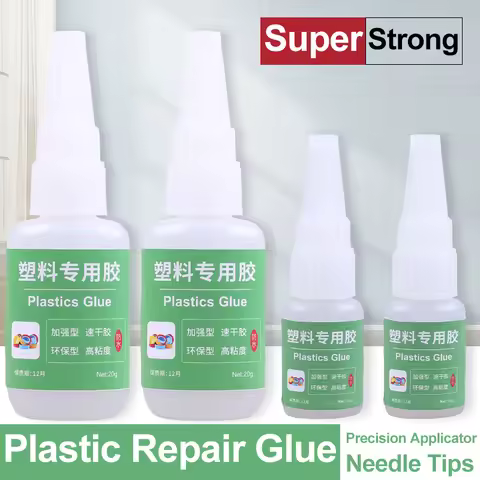Professional Super Glue Car Plastics Model Fix Repair Extra Strong Instant Epoxy Adhesive Second Cya
