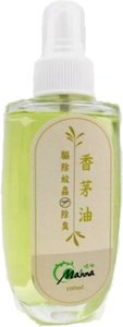 Manna - Manna香茅油100ml (驅蚊防蟲、防蚊叮蟲咬、淨化空氣、除臭、100%純天然、治頭風、舒筋、活絡)