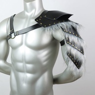 Gladiator Shoulder Armor Viking Shoulder Armor medieval Knight Armor larp armor Costume Faux Leather