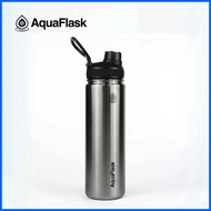 ◳ ◐ ☾ Aquaflask 22oz Wide Mouth with Spout Lid Vacuum Insulated Stainless Steel Drinking Water Aqua