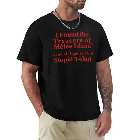 Monkey Island: Treasure of Melee Island T-Shirt Large Size Casual Tee Shirt