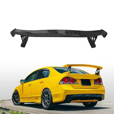 Car Spoiler For Honda Civic FD2 06-11 Type-R Mugen GT Wing ABS Spoiler Rear Trunk Wing Lip Spoiler A