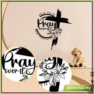 [AlmenclafdMY] Creative Metal Cross Wall Art Religious Hanging Ornament for Funky Home Decoration In