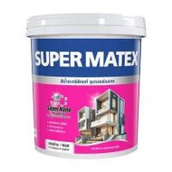 สีน้ำทาภายนอก ชนิดด้าน TOA SUPERMATEX SM100 สีขาว 5 แกลลอน (124862)