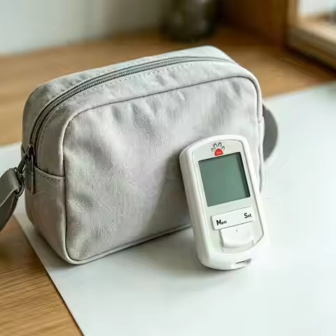 Cat and dog blood glucose monitor, portable pet blood glucose numerical monitor, dog and cat blood g