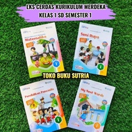 ,, LKS CERDAS KELAS 1 SD KURIKULUM MERDEKA SEMESTER 1 PENERBIT WMG