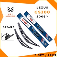 1 SET - LEXUS GS300 2006' WIPER - FRONT BOSCH ADVANTAGE WIPER BA24/20